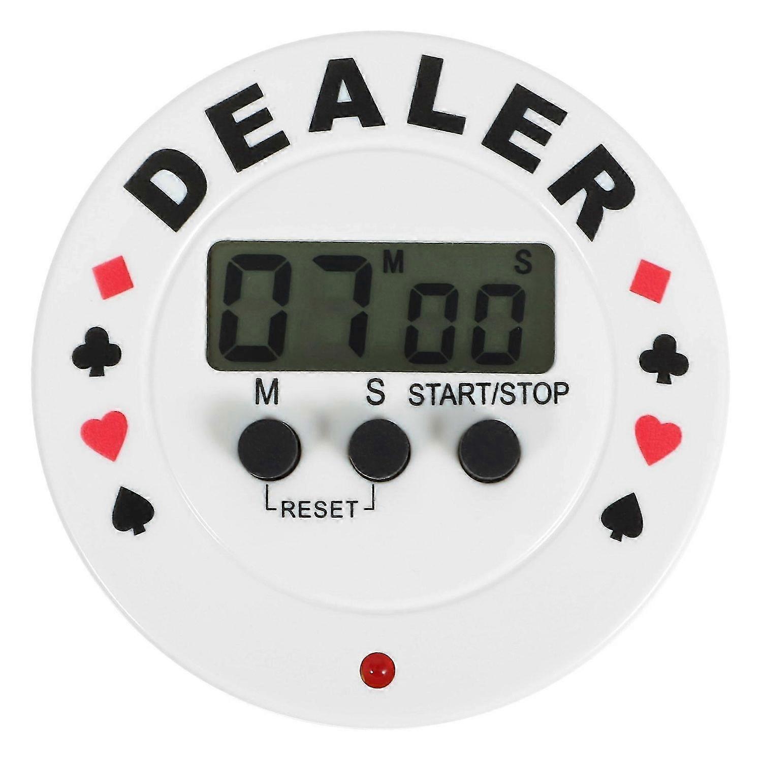 Poker Timer Countdown Timer Board Game Dealer Digital Clock Game Timer Poker Accessory
