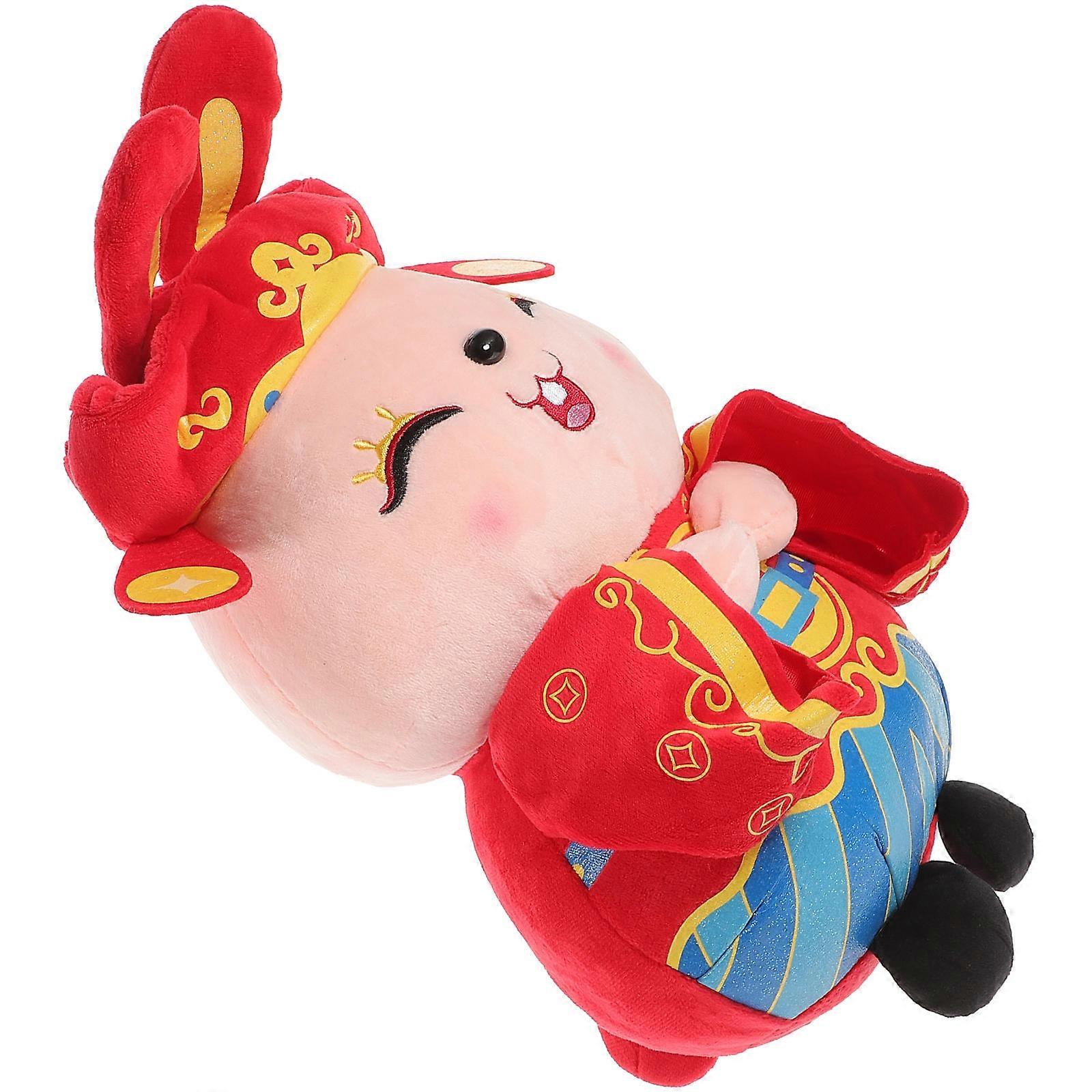 Stuffed Rabbit Mascot Toy for Decor with Fluffy Cotton Material