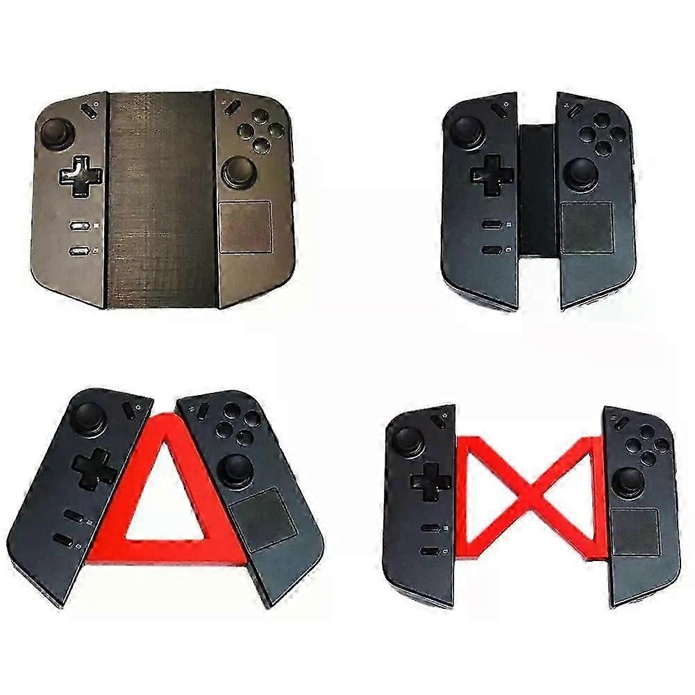 Suitable for  Legion Go Controller Grip Clip Holder Triangle Shape Red Black Suitable for  Lenovo Legion Go Handle Controller Connector Stand