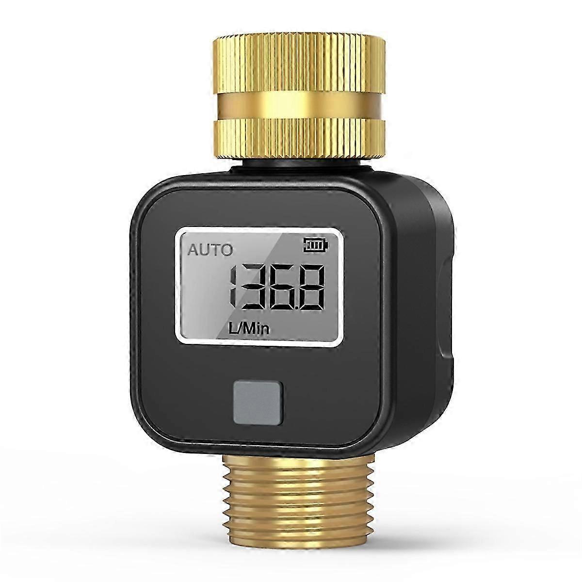 Water Flow Meter with Brass Metal Thread