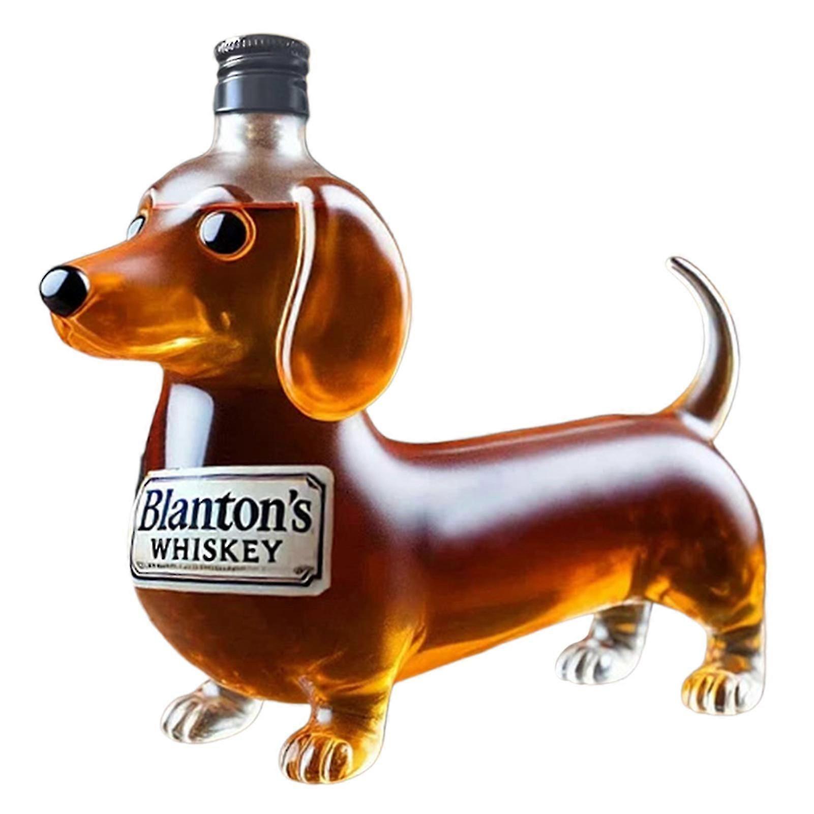 Decanter per vino unico con design Bulldog francese per bar di casa