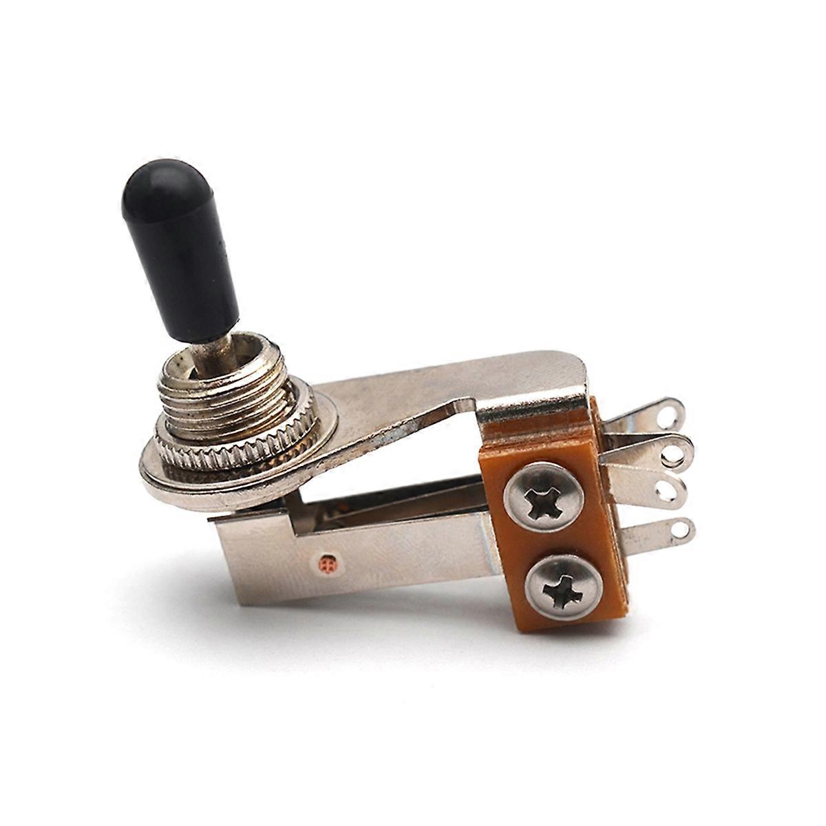 3 Way Guitar Switch Metal Guitar Pickup Selector Toggle Switch Silver