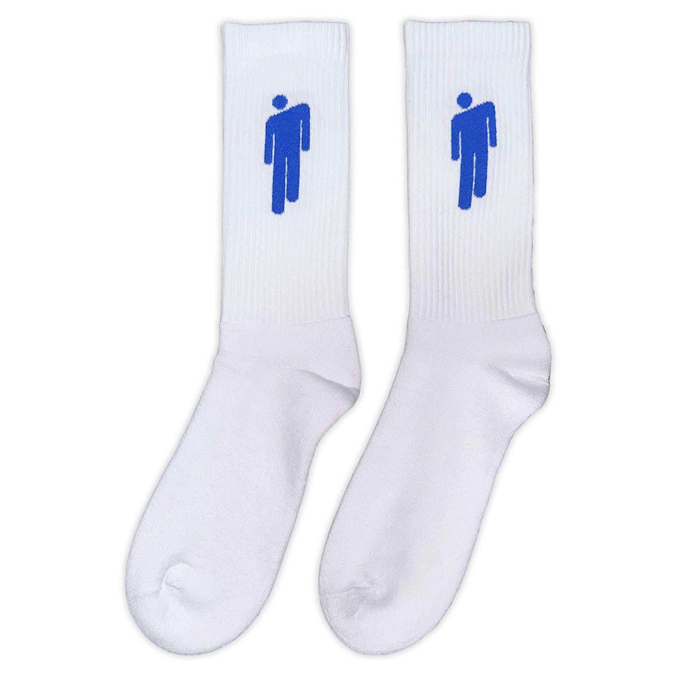 Billie Eilish Blue Blohsh Terry Socks