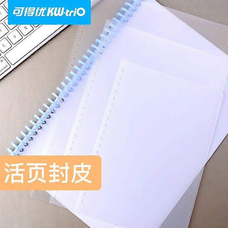 10 Sets Refillable Loose Leaf Notebook Covers - A5 Hard Shell Replacement for Spiral Journal Planners Budget Book Office School