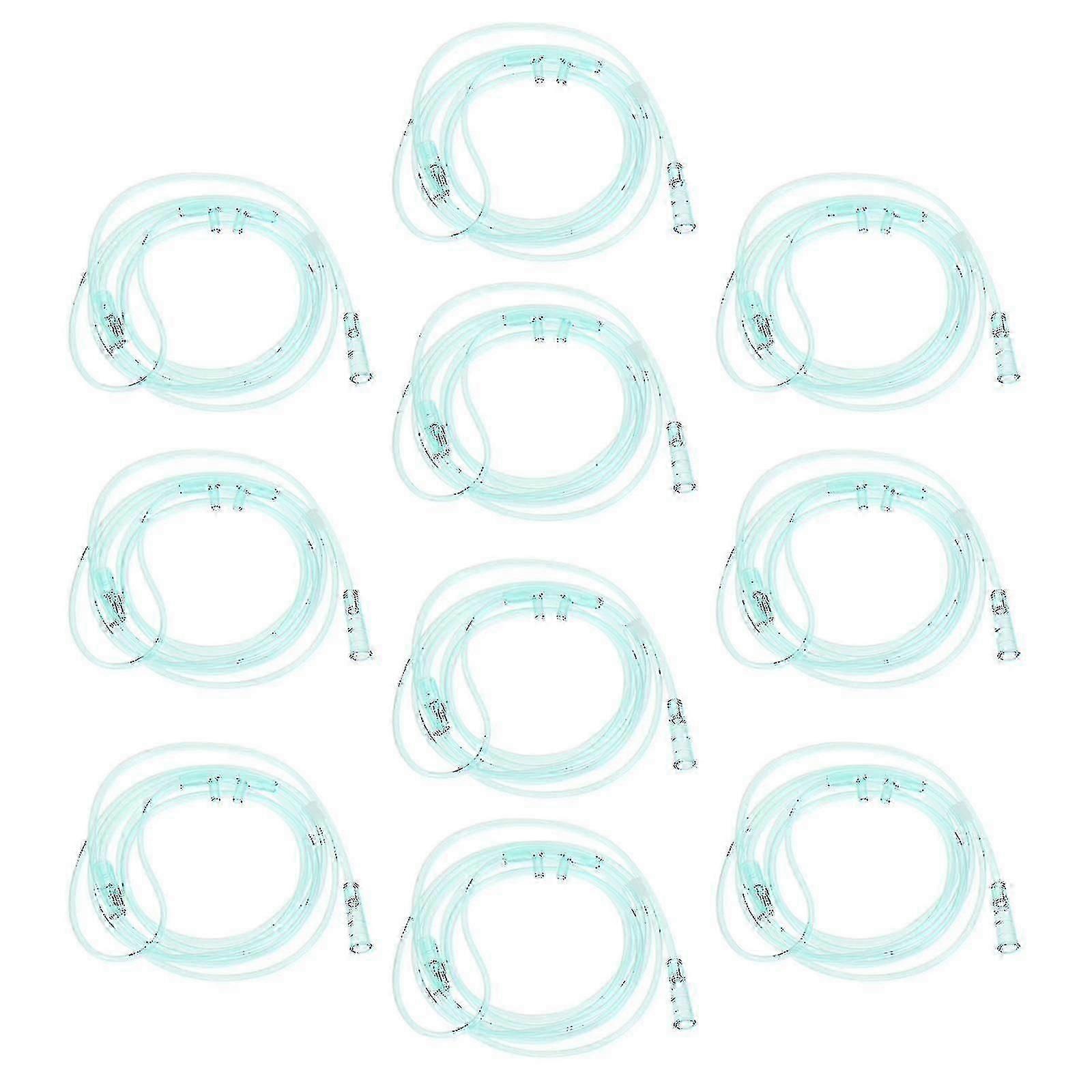 家庭用医療用のソフトアジャスタブルチューブ付き10個酸素鼻カニューレ、10パック