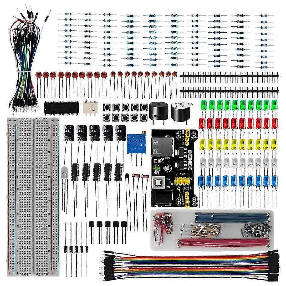 Kit For R3 Diy Project For R3 Electronic Diy Kit Electronic Component Set With Box 830 Breadboard
