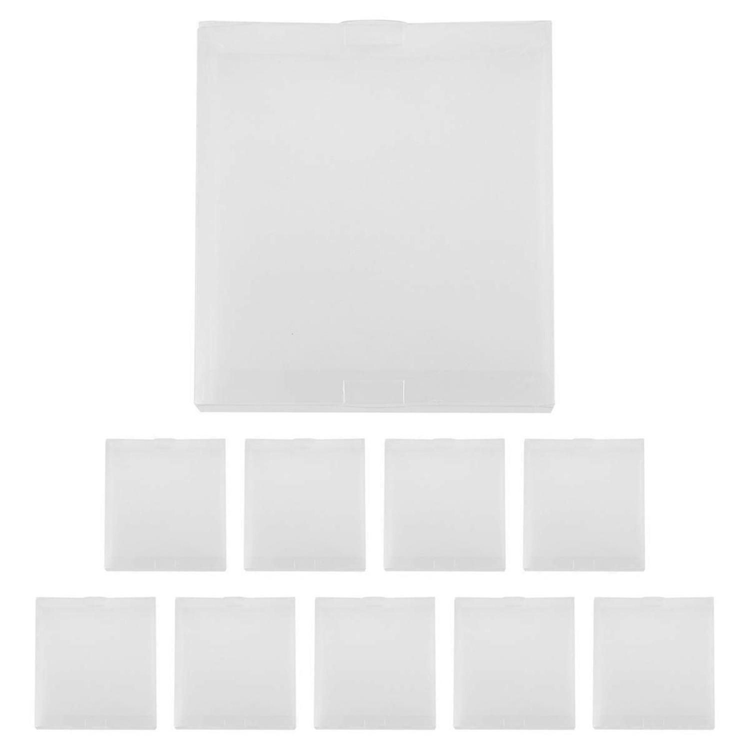 Clear CD Display Box Storage Protective Case 143x126x25mm