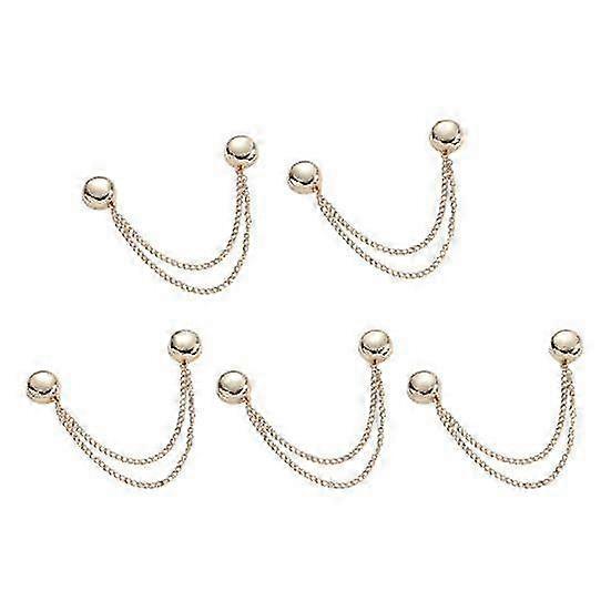 5 Pcs Magnetic Clothing Clips Trouser Hem Magnets Buckle with Chain Multi-Function 2025