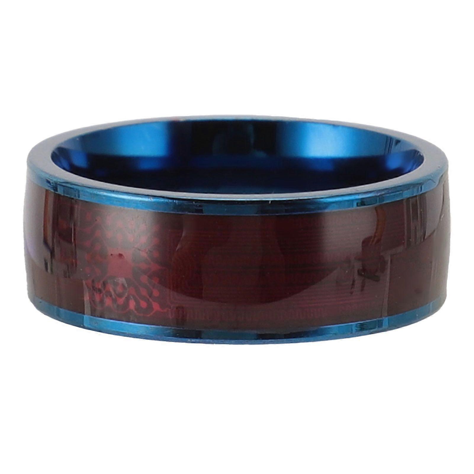 Smart NFC Ring Lightweight Intelligent Multifunctional Wearable Smart Ring for Ntag213 Chip Universal for Mobile Phone Blue 12
