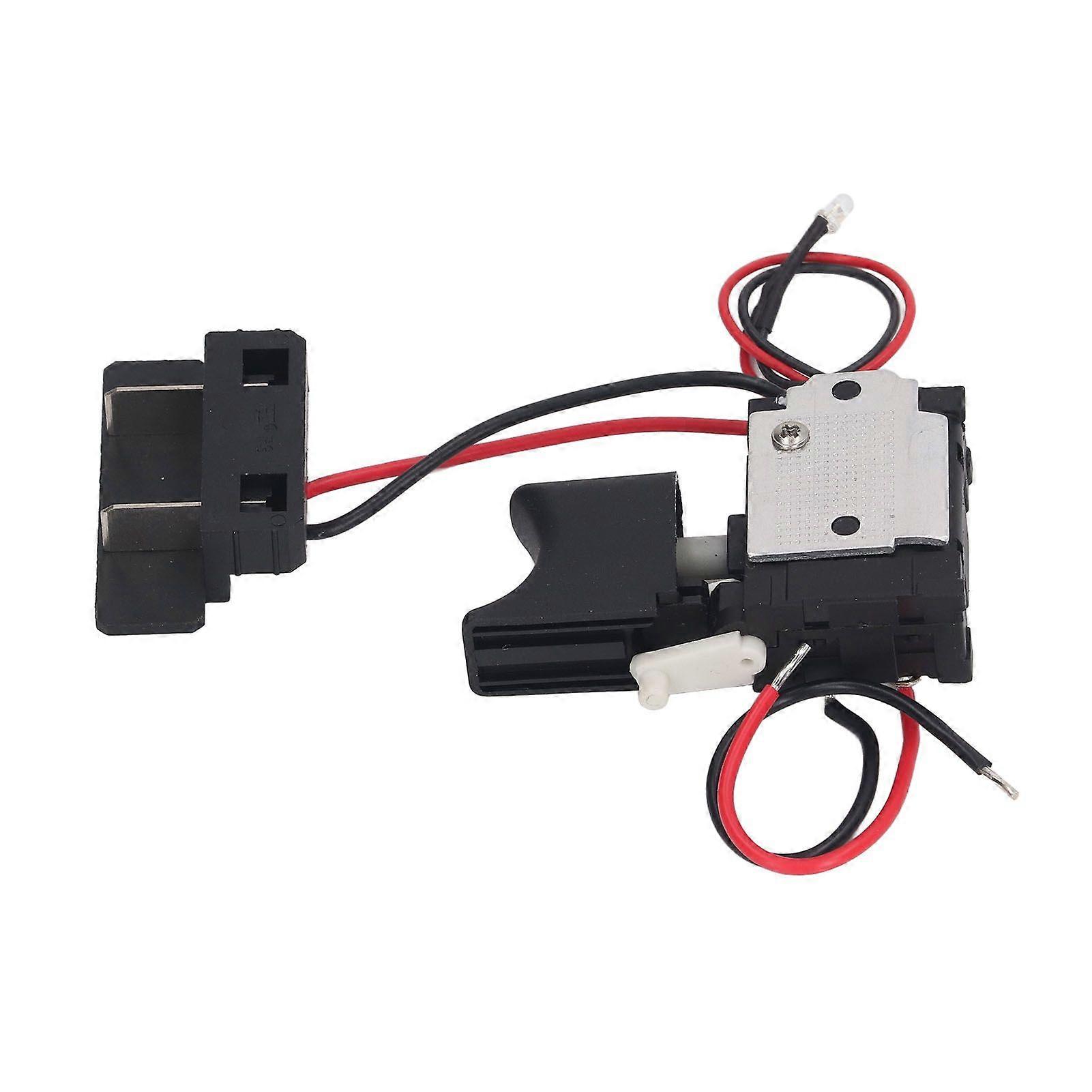 Universal Electric Drill Trigger Switch Speed Adjustable Electric Drill Switch with Light for Power Tool 7.224V