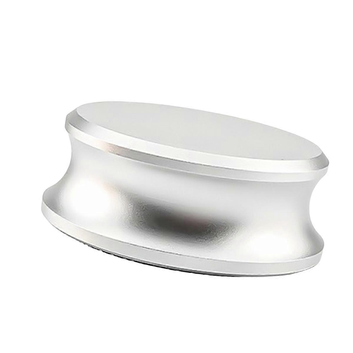 Aluminum Vinyl Record Weight Stabilizer Disc Balanced Clamp Silver