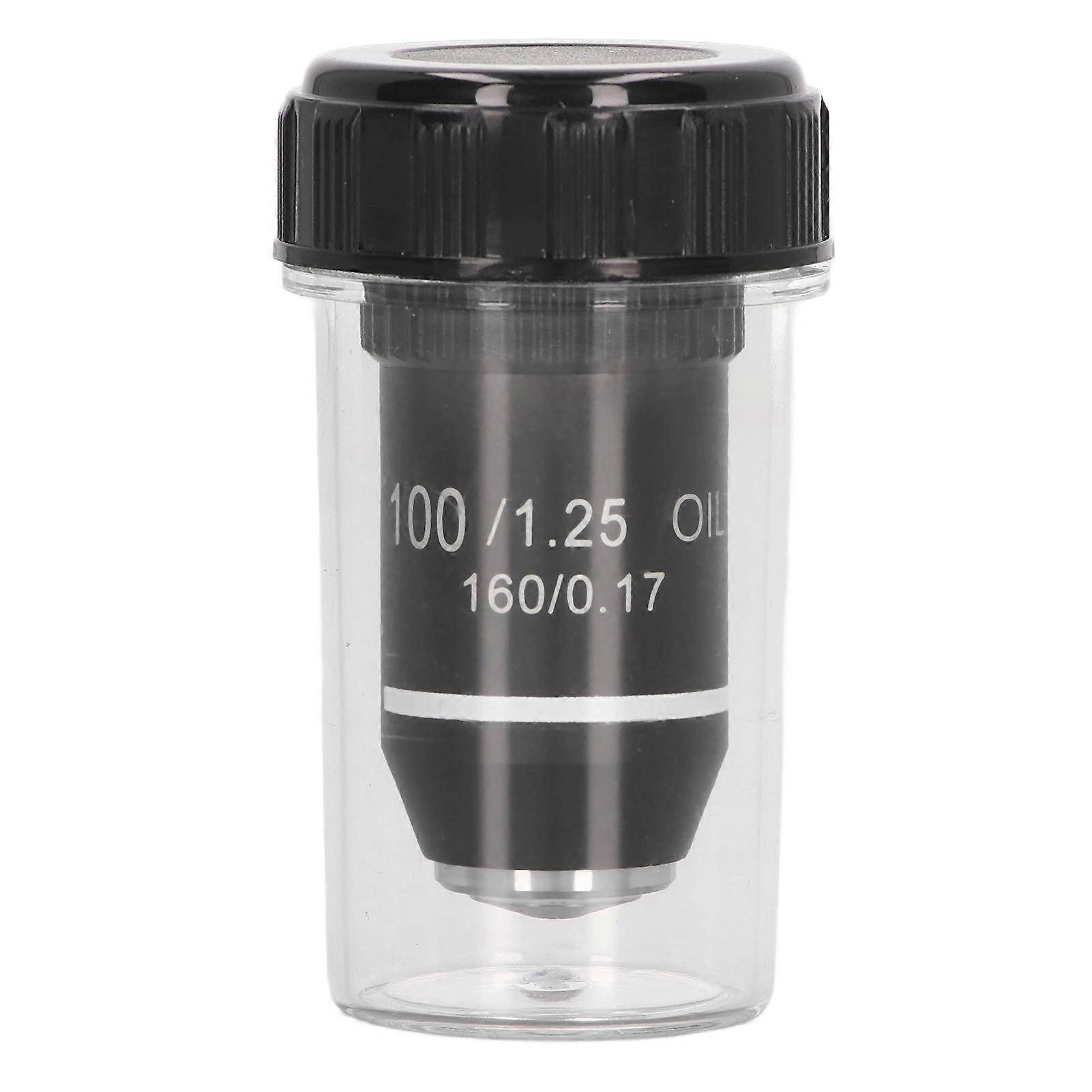 Objectif de remplacement pour microscope, grossissement 100X, lentille haute puissance, interface 20,2 mm