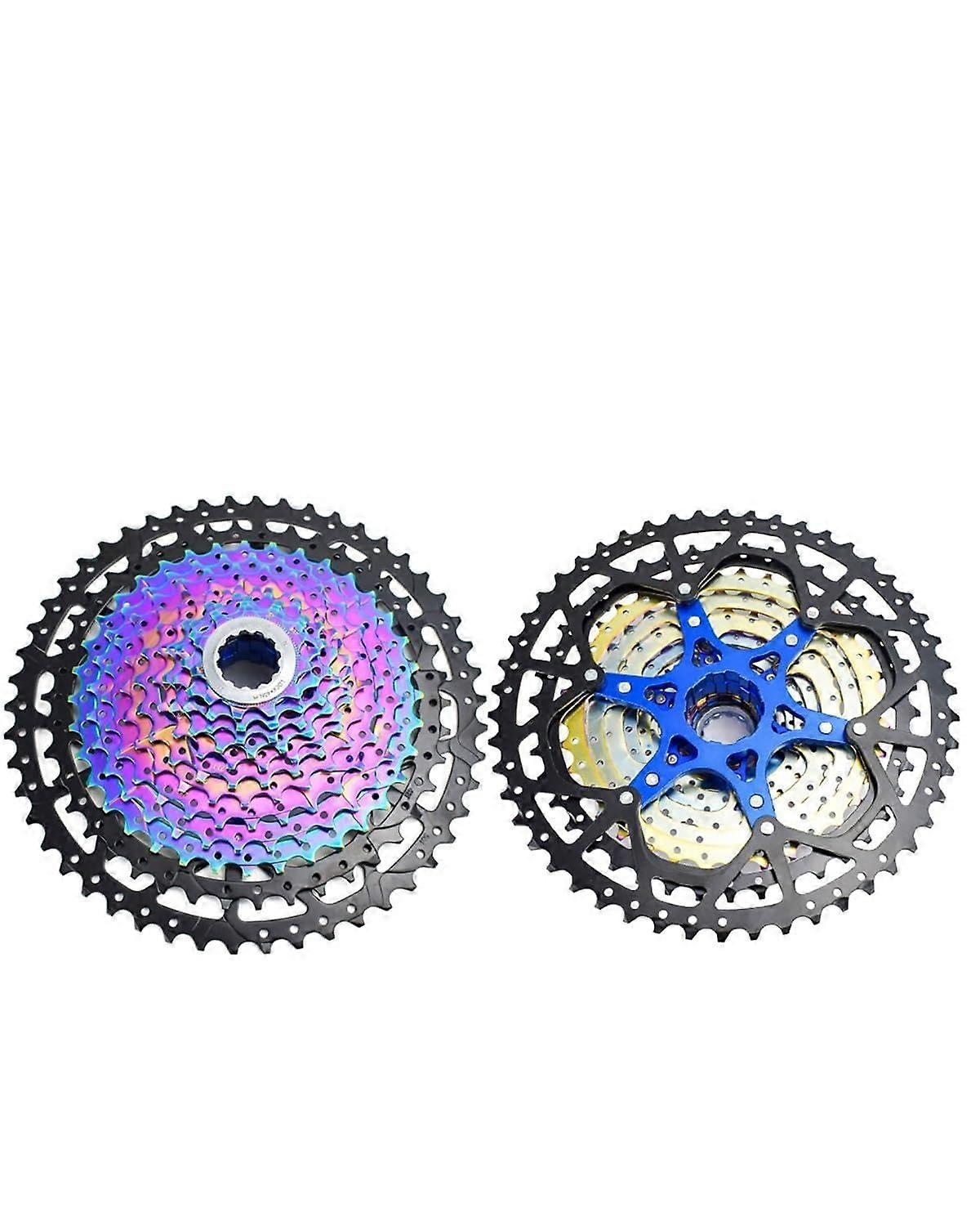Bicycle Flywheel 812 Speed, Lightweight Colorful Mountain Bike Cassette, Split 12Speed 50Tooth, MultiSpeed