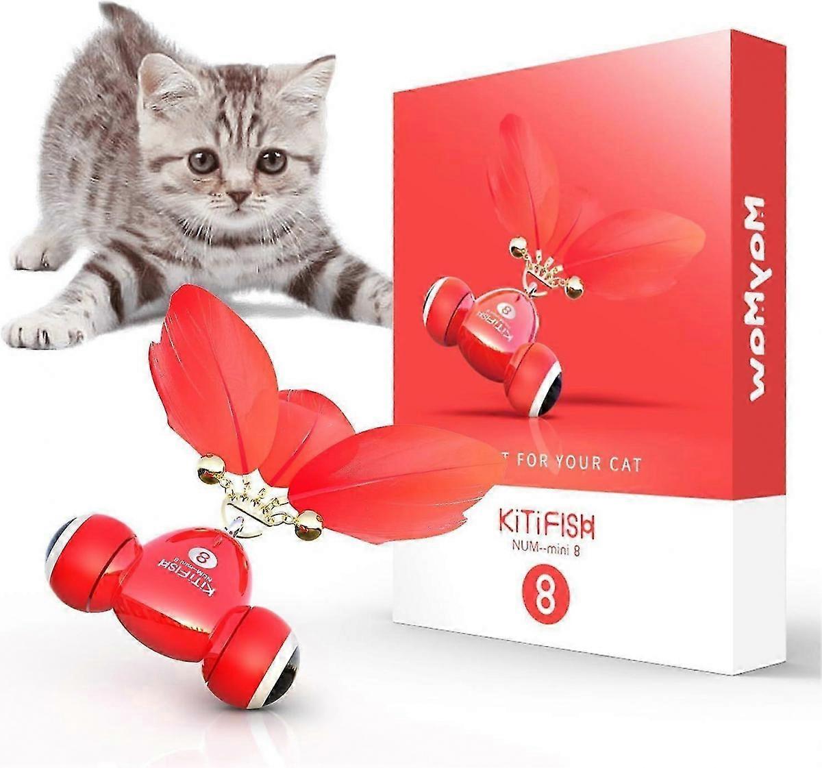 2025 Newest Interactive Cat Toy Kitifish Rechargeable Automatic Cat Toy for