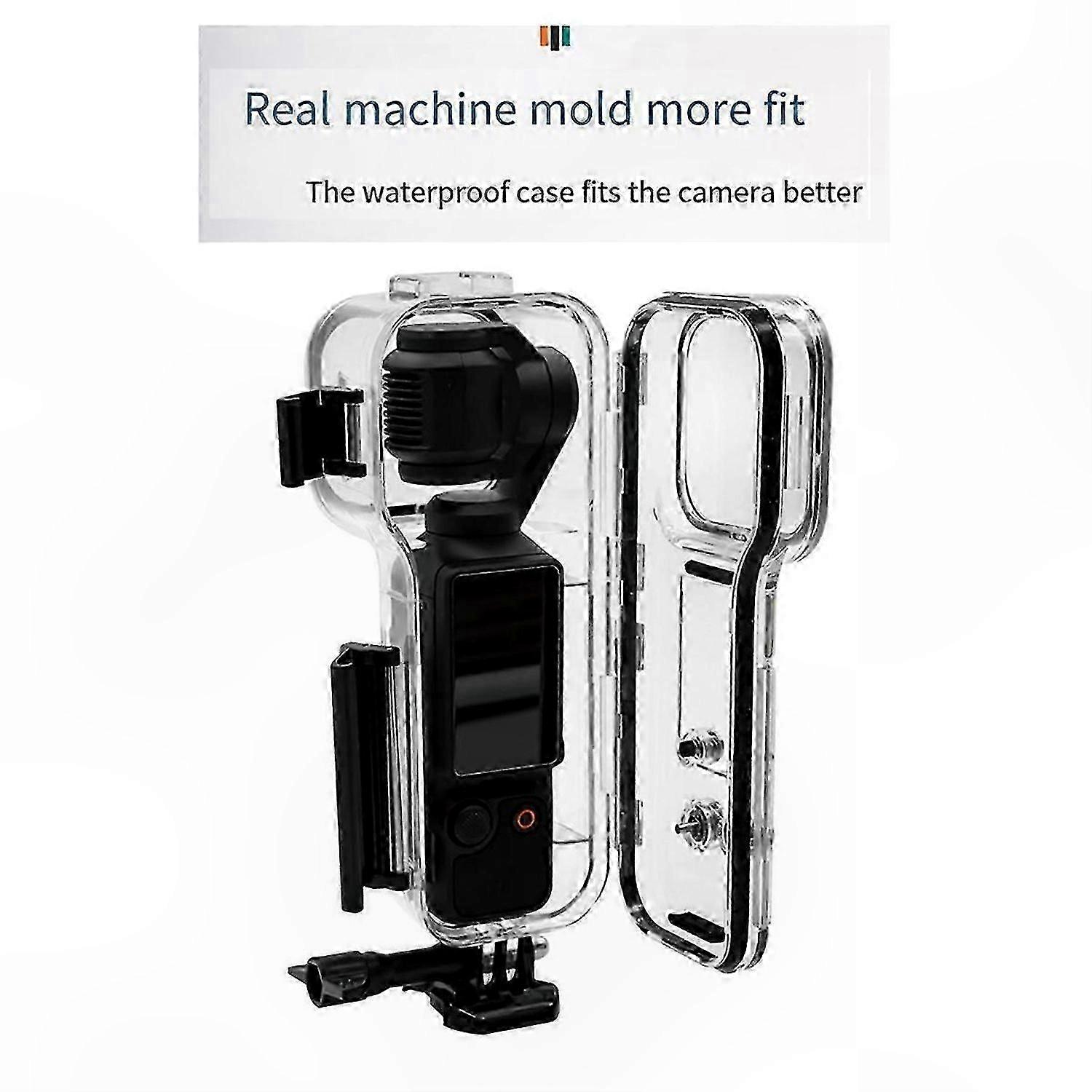 Underwater Protective Housing for Portable Camera 45M Waterproof Diving Case Cover Shell Accessory