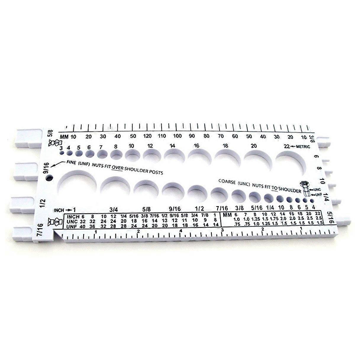 Bolt Nut Thread Inch&Metric Thread Tester Bolt Gauges-B