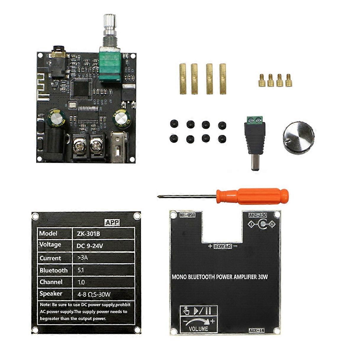-301B Bluetooth Amplifier Board Audio Power Amplifier Module
