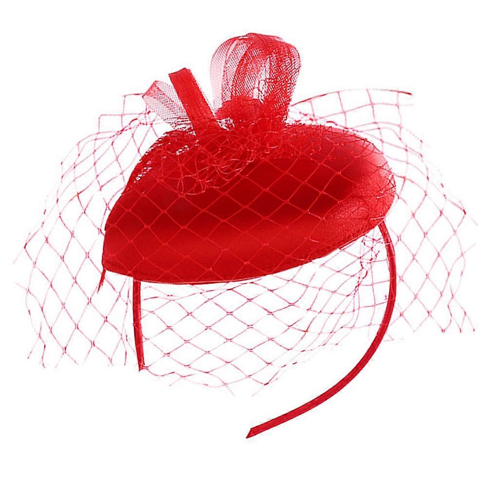 Fascinator Headpiece for Cocktail Party 1Pcs Mesh Accessory