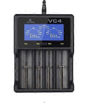 Xtar Vc4sl Akkuladegerät auf Li-Ion / Ni-mh / Ni-cd 18650