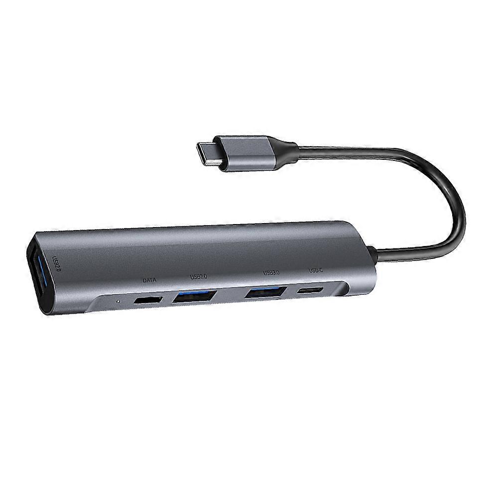 Multi Function Usb- and Splitter for Students Home Use Light Grey 1 Set High Speed Data Transfer
