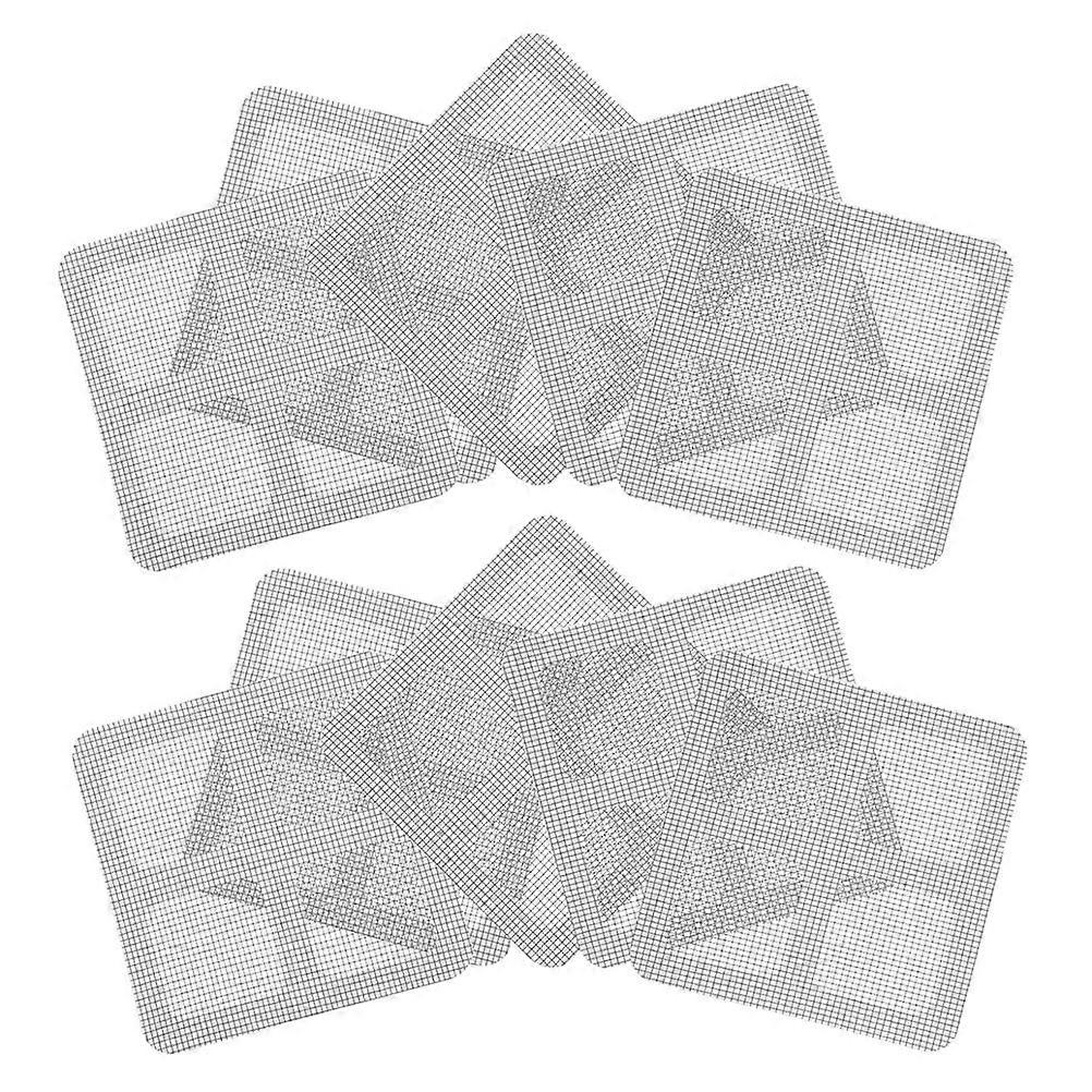 200Pcs Anti-blocking Filter Floor Drain Sticker Hair Residue Strainer for Shower Stall and Laundry Use