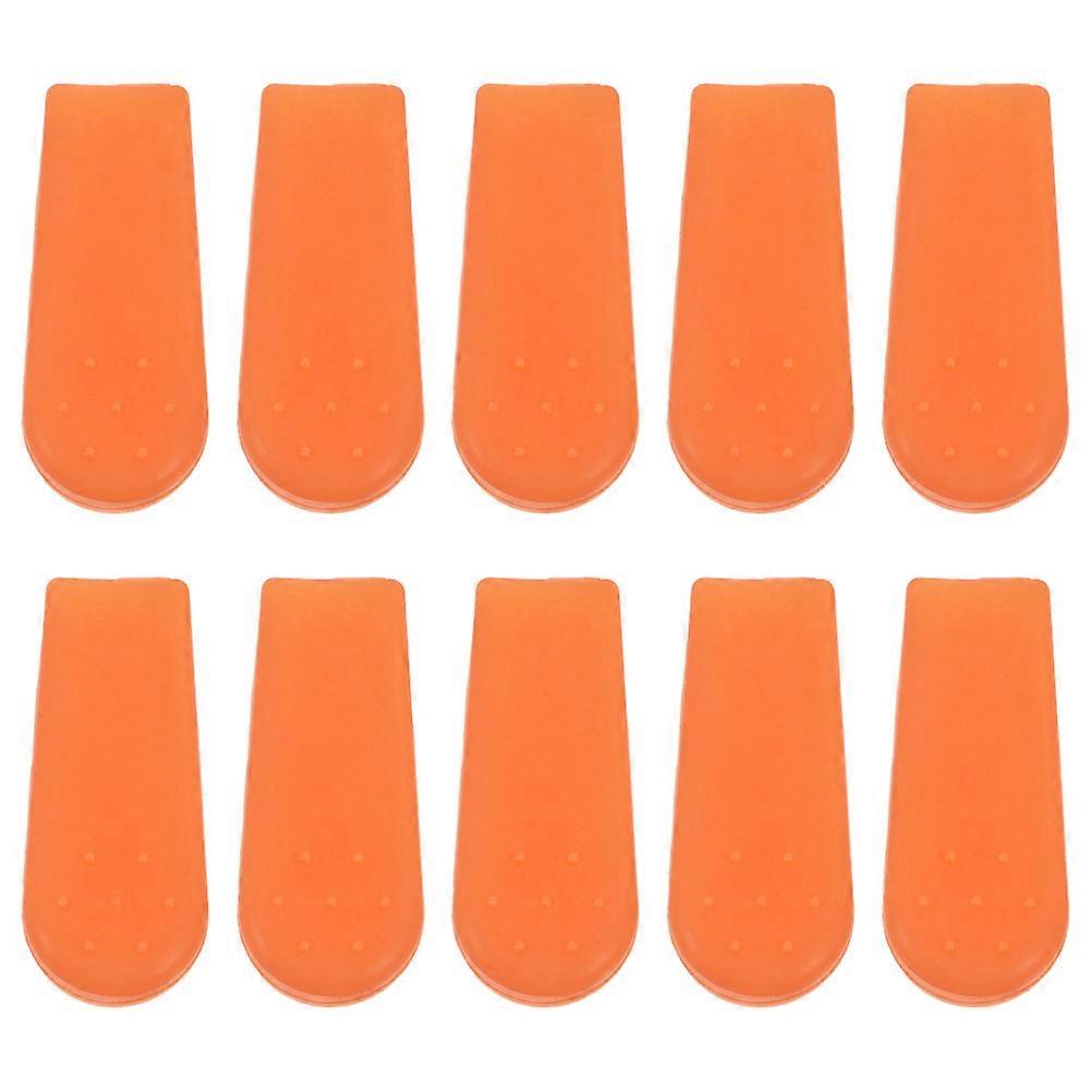 Claw Machine Plastic Sleeve for Claw Protector Function 20Pcs Orange