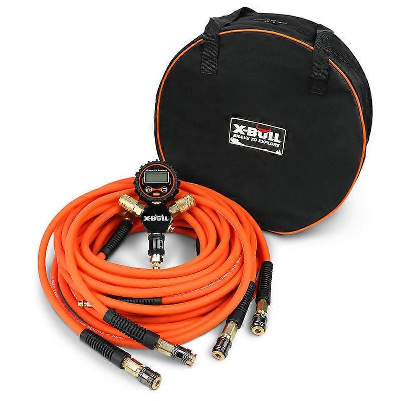 X Bull Indeflate Digital 4 Hose Tire Inflation Deflation System Equalizer Deflators