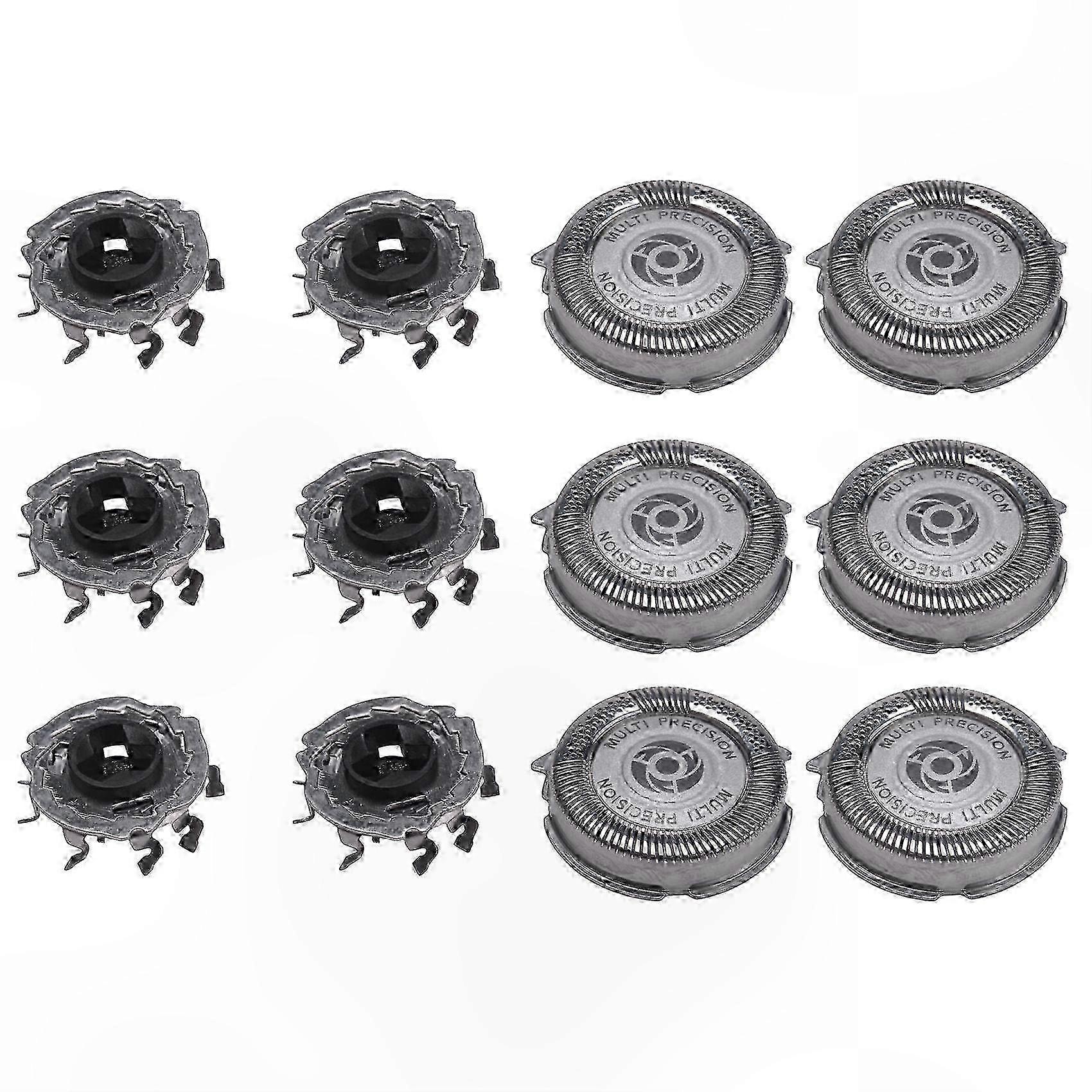 6-Pack Replacement Heads for Series 5000 Shavers with MultiPrecision Blades, Compatible Models S5000 S5420 S5380 S5351