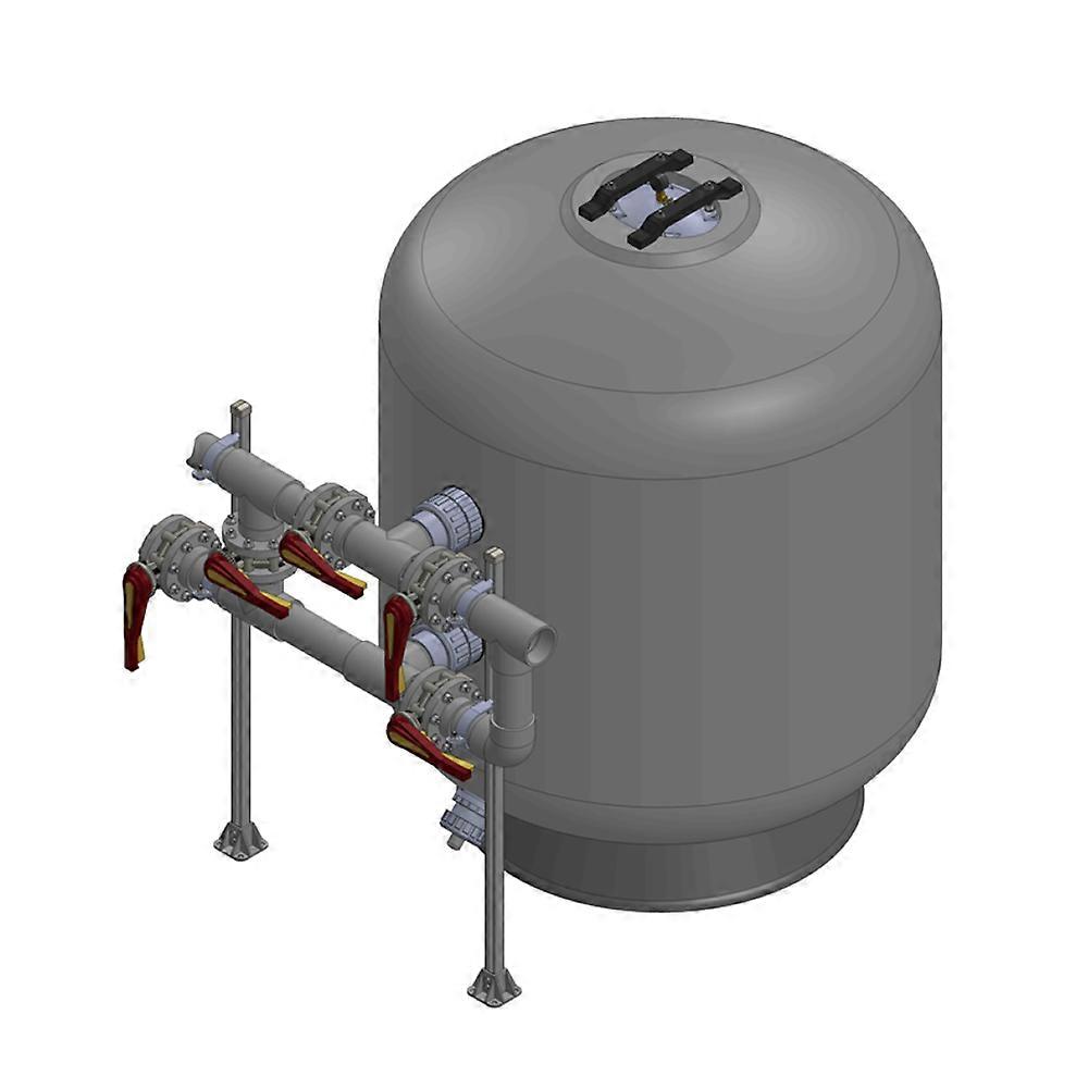 Plastica Commercial Single Filter 5 Valve Battery Set 110mm