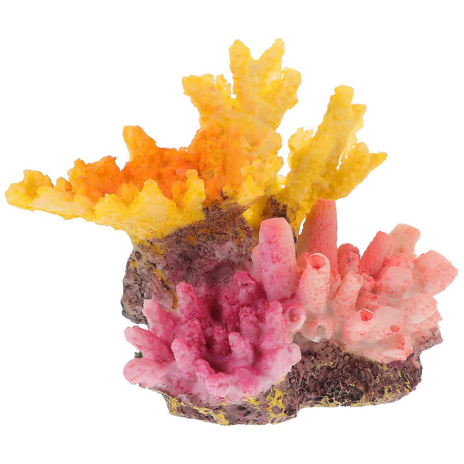 Lifelike 5Pcs Artificial Coral Reef For Home Decor And Underwater Landscape Enhancement In And Certified Materials