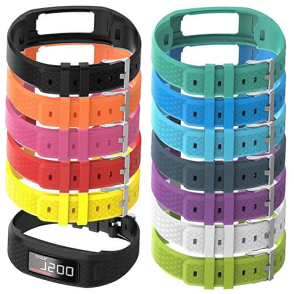 Smartwatch Bands Adjustable Size Red Silicone Wristband 1Pack