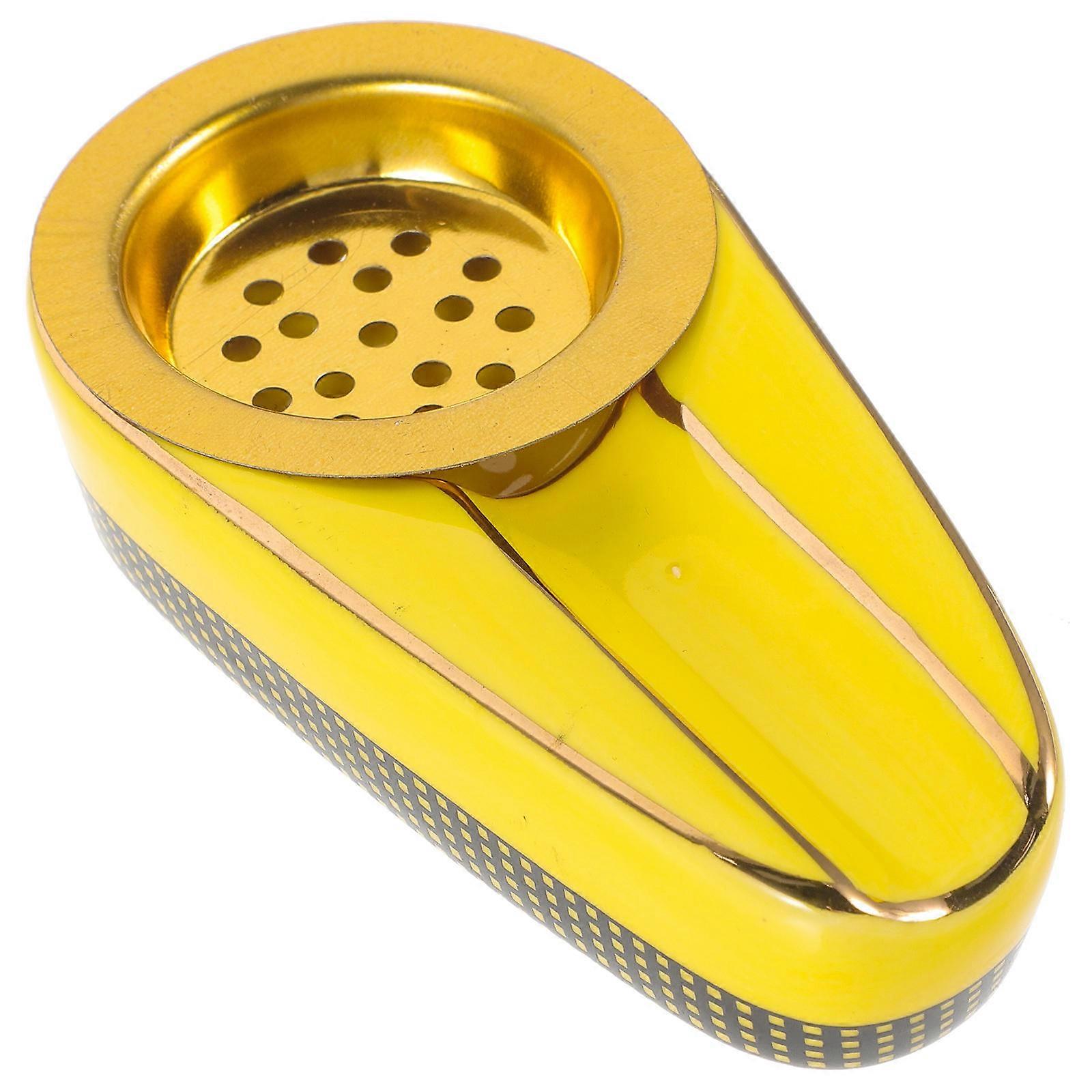 Incense Burner Ceramic Yellow Incense Stick Holder for Home Use 5Pcs Set