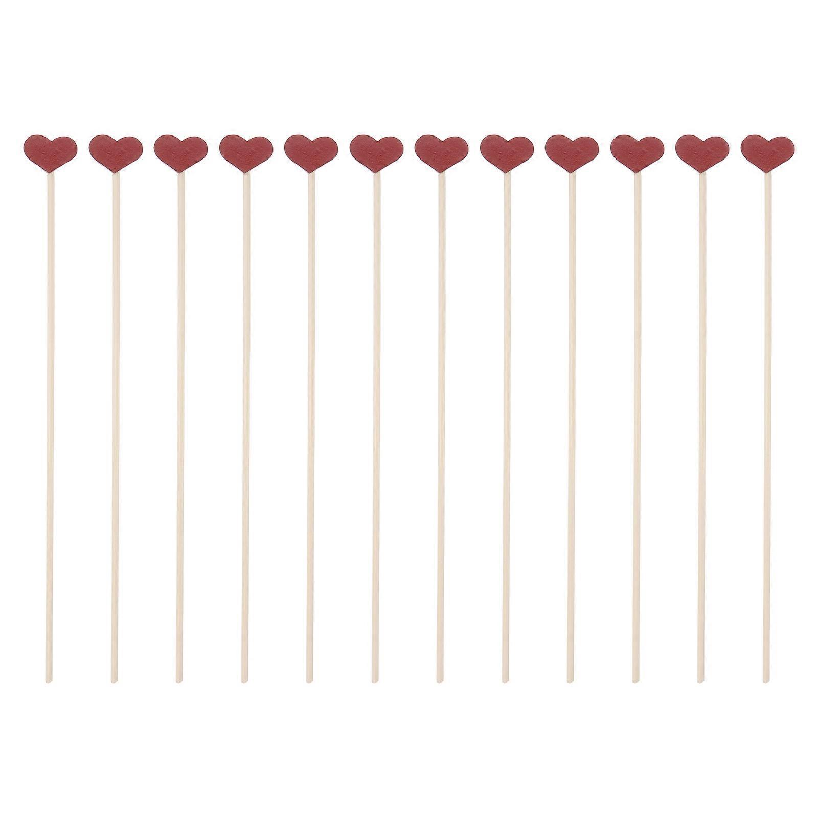 Diffuser Sticks Heart Shaped Aroma Diffusing Accessories 36Pcs Set