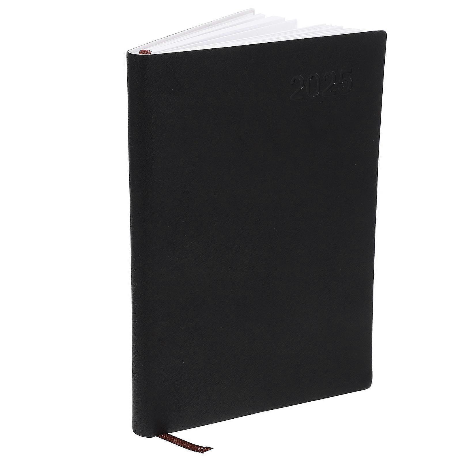 Daily Planner Black Agenda Planner Notepad for Writing Use 5Pcs Set