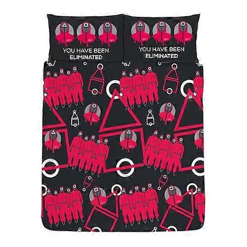 Squid Game Symbols Reversible Duvet Set