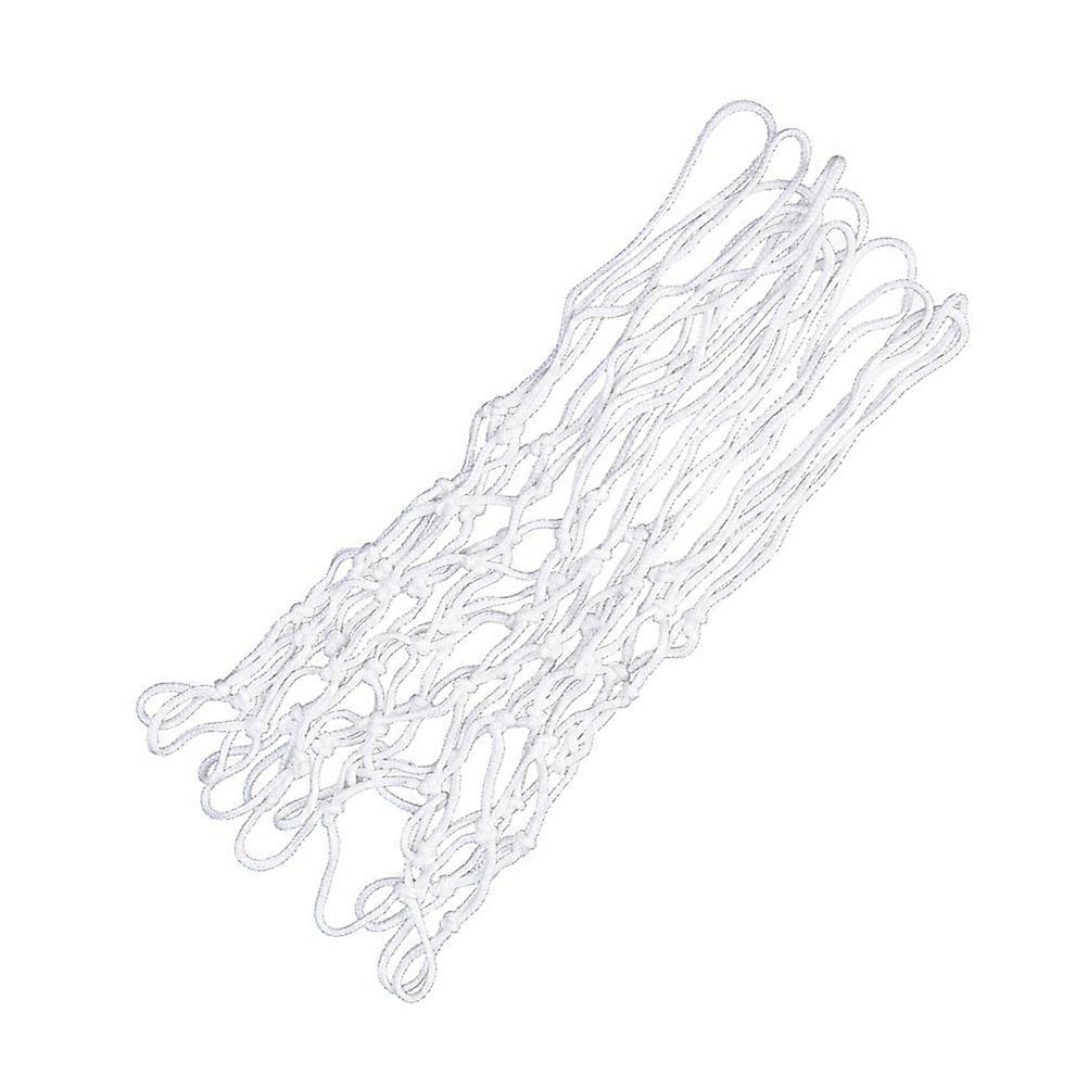 Basketball Net Polyester Braided White for Basketball Professional Use