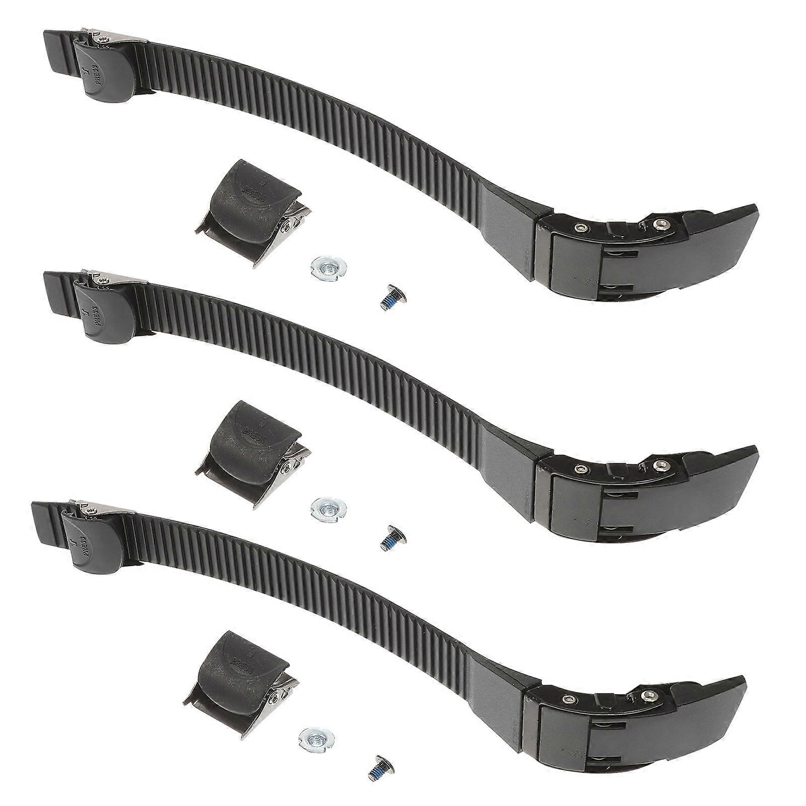 Replaceable Skate Buckle Strap for Roller Skates Use 3Sets