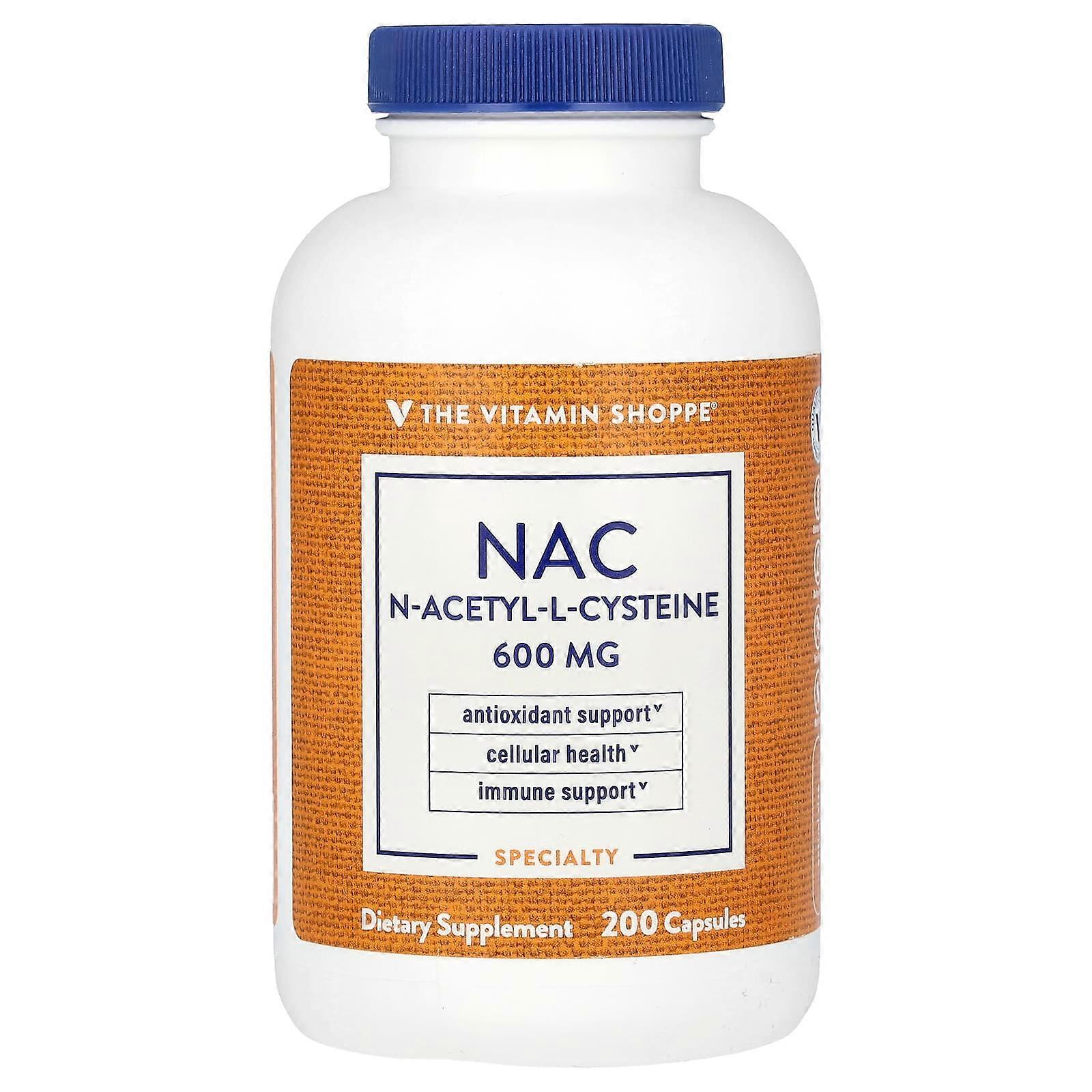 NAC, 600 mg, 200 Capsules