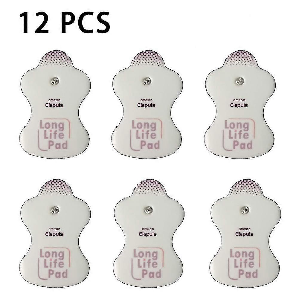 2025 12pcs/6Pairs Replacement Electrode Pad for Omron Massagers Elepuls Long Life Pad