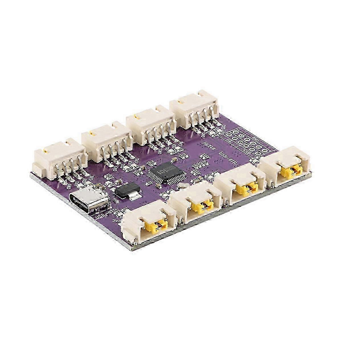 USB to 8 Channels TTL Serial Port with USB Type-C Interface and High-Speed 6Mbps CH348 Chip Communication