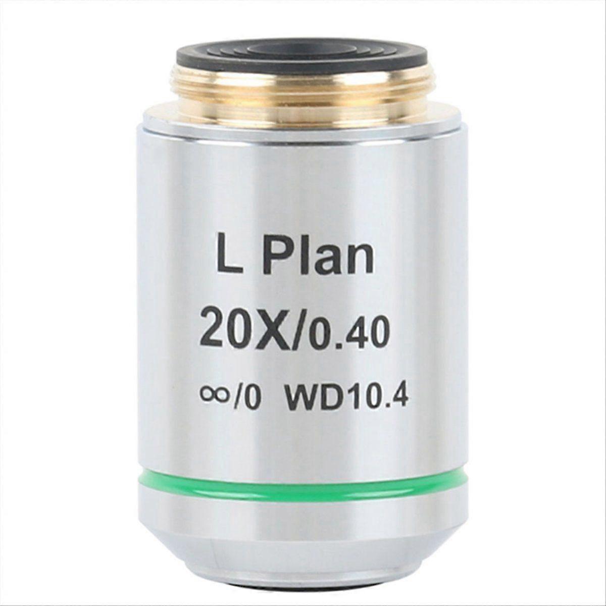 Long Working Distance Metallurgical Microscope Plan Achromatic Objective Lens RMS Thread Interface