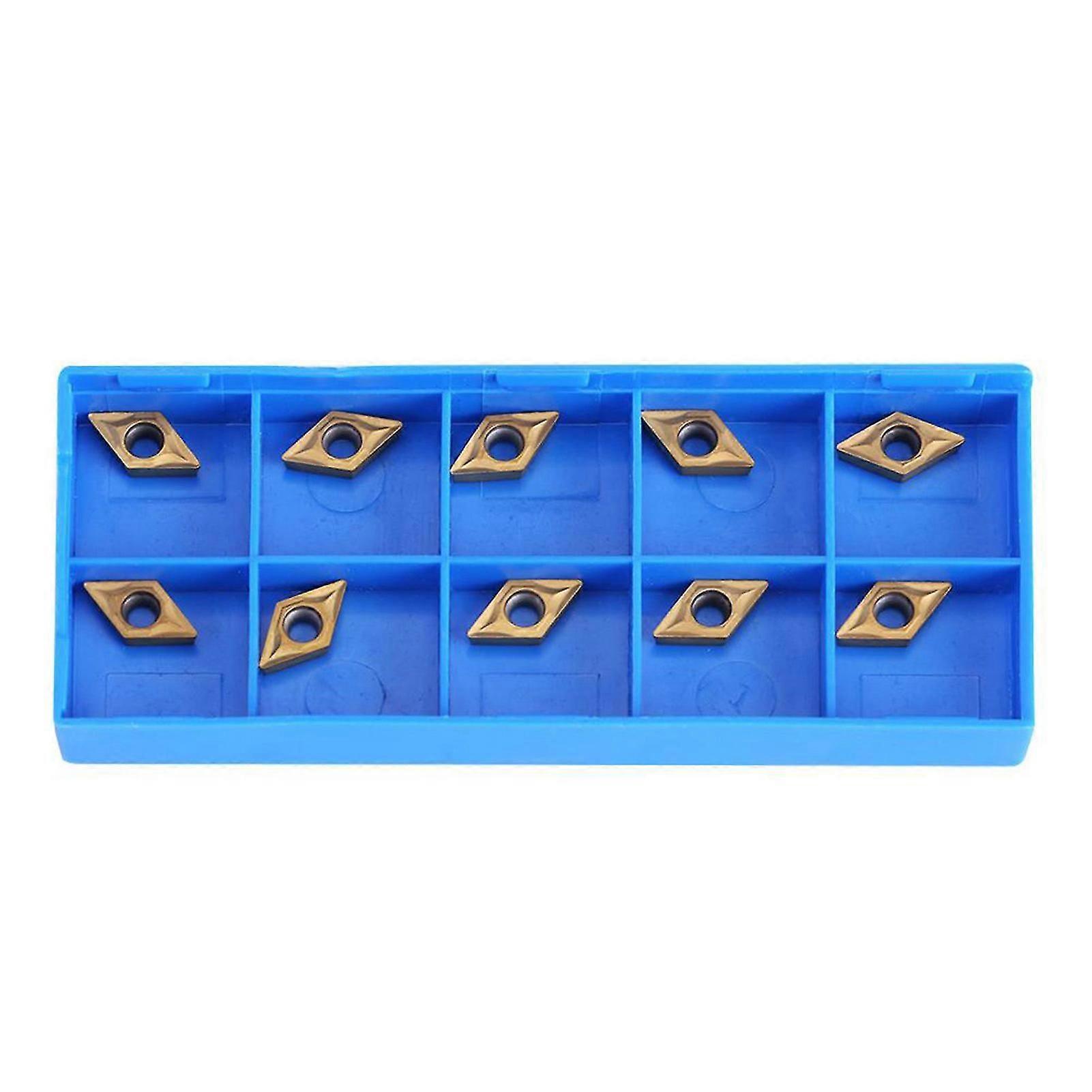 10pcs Cnc Carbide Tips Inserts Blade Cutter Lathe Turning Tool With Box