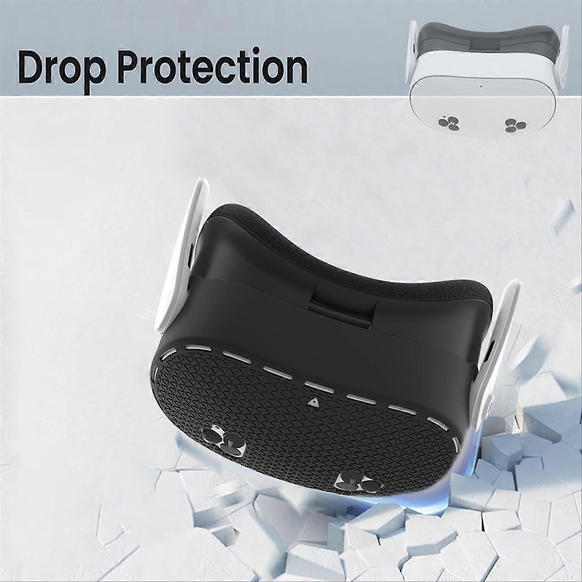 VR Head Strap Set for Meta Quest 3S Protective Case Set,Black