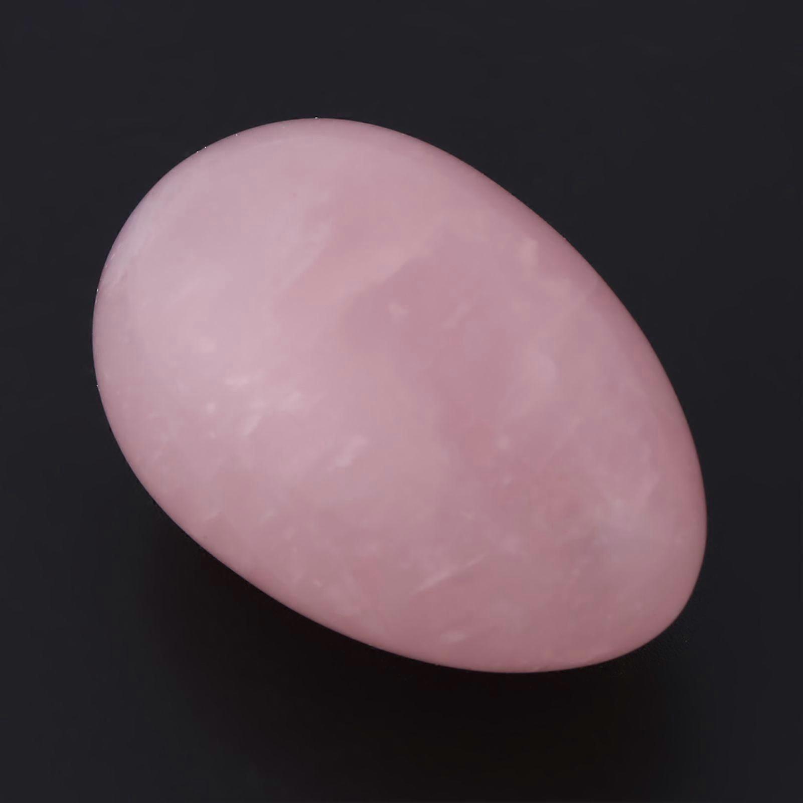 卵型ローズクォーツ ヨニエッグマッサージストーン 産後回復 ケーゲル体操 宝石