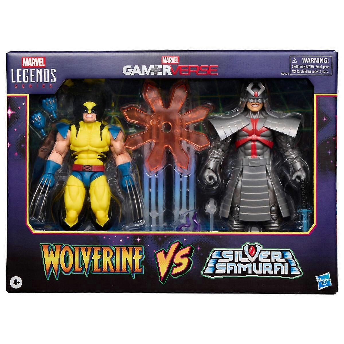 Wolverine & Silver Samurai actionfigursett, 15 cm høyt