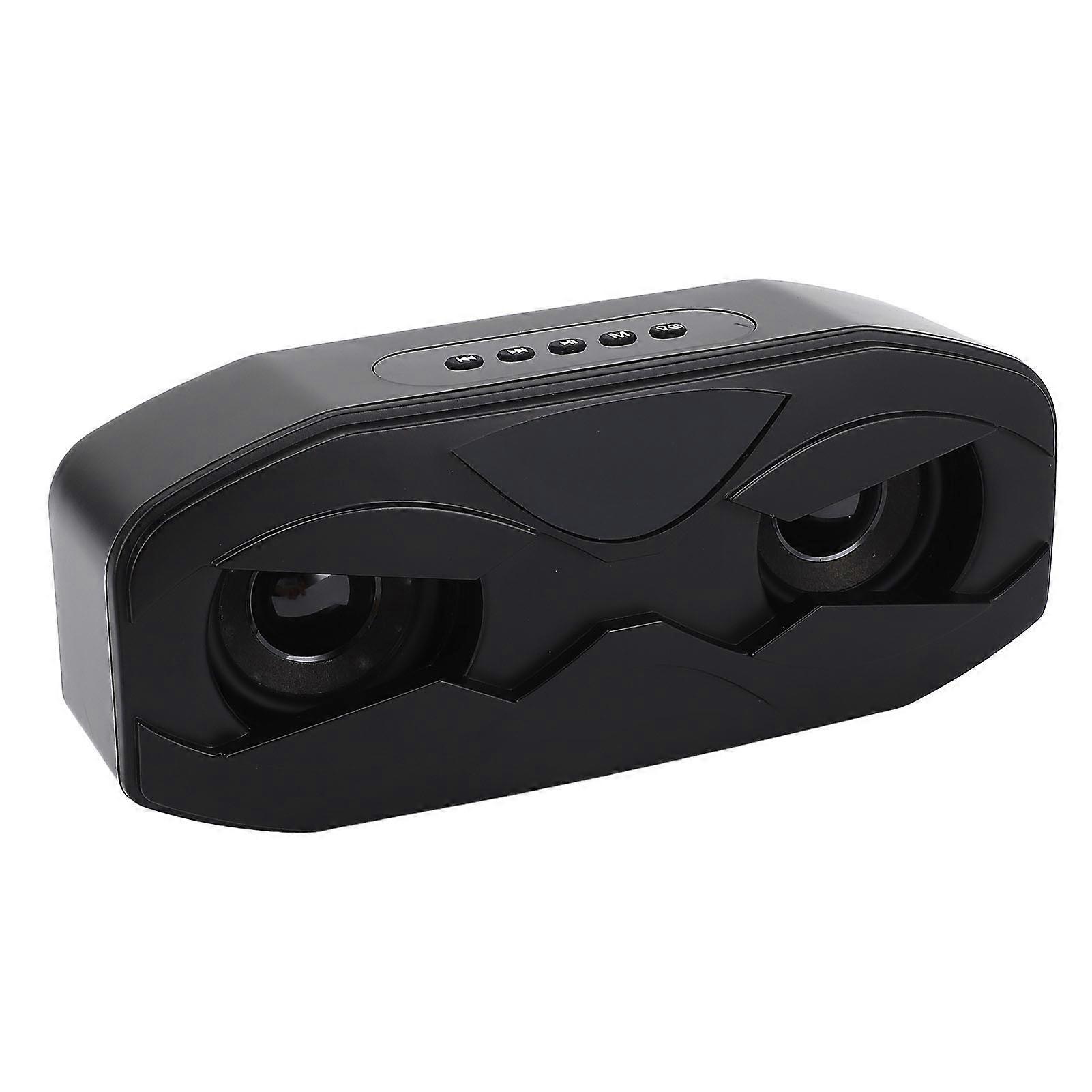 Wireless Bluetooth Speaker Dual Horn Multicolored Lights Bass Radio Small Speaker 