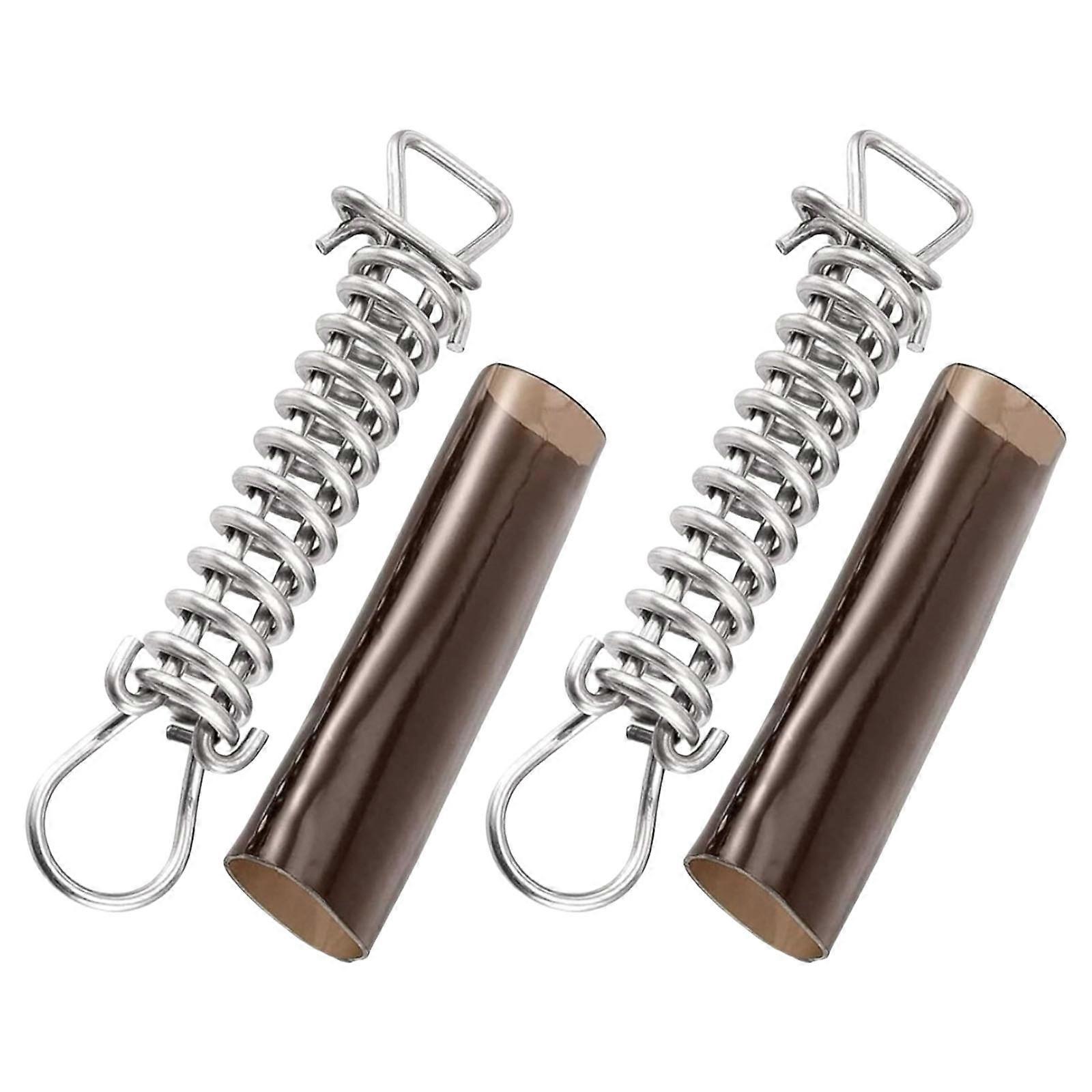 Heavy Type Pool Winterization Spring With Stainless Steel Construction and Protective Sleeve D Rings Plug Multicolor