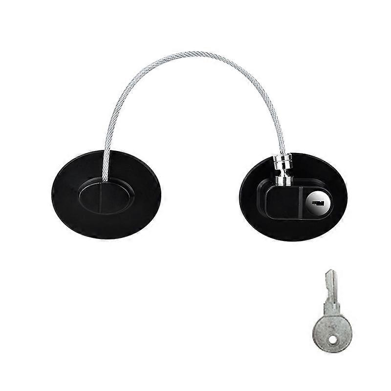 Multi-Functional Baby Safety Lock with Key Limiter Drawer Refrigerator Locks No Punching Window Lock Home Security Protection