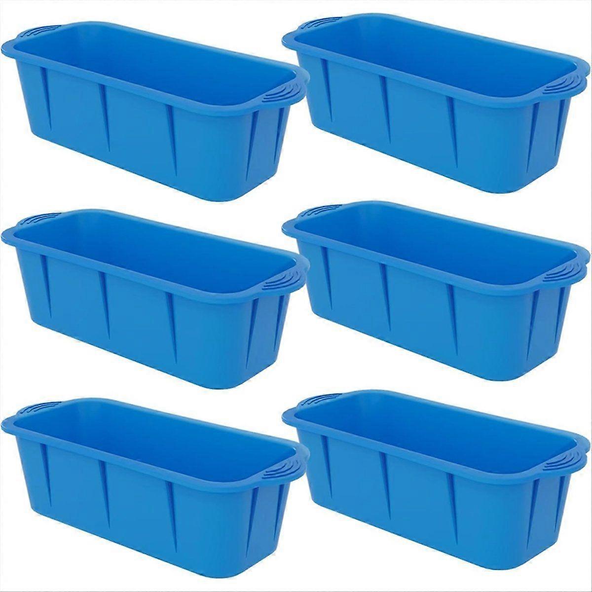 Extra Large IceCube Molds 6Pack 18LB IceCube Molds for Ice Bath, Reusable IceCube Trays for Freezer