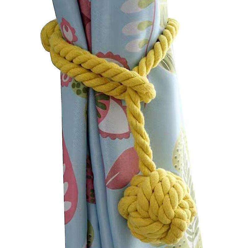 カーテンホールドバックタッセルゴールデンロープボールカーテンタイバックホールドバックカーテンボイレスカーテンロープ家の装飾